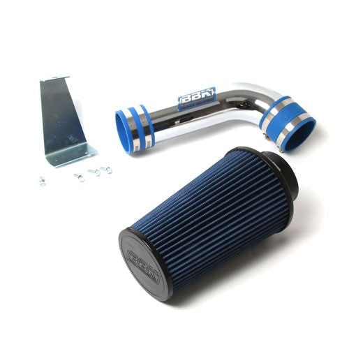 Ford Mustang 5.0 Cold Air Intake Kit Non Fenderwell Chrome 86-93